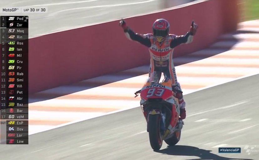 MotoGP 2017: Marquez Crowned 2017 World Champion; Pedrosa Wins Scintillating Valencia GP
