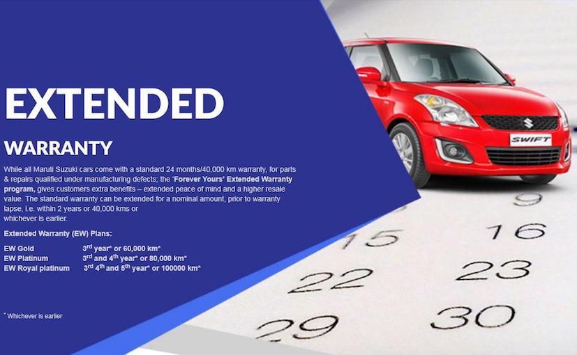 maruti suzuki extended warranty