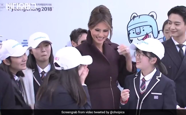 Nope, Not Melania Trump. Here's Who Made These Teens Jump In Excitement