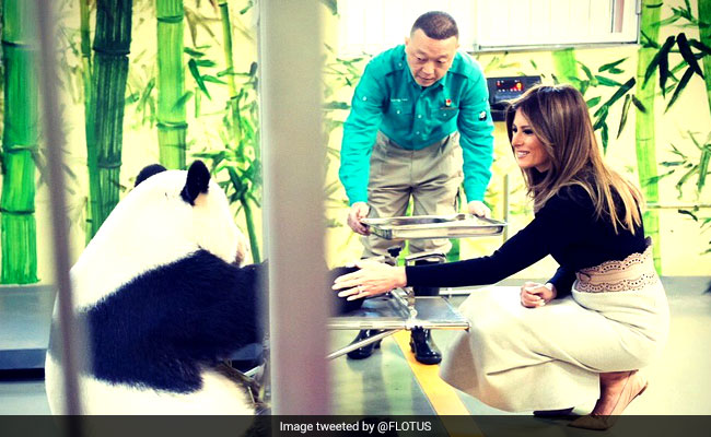 Internet Goes Gaga Over Melania Trump's Meeting With Panda Named Gu Gu