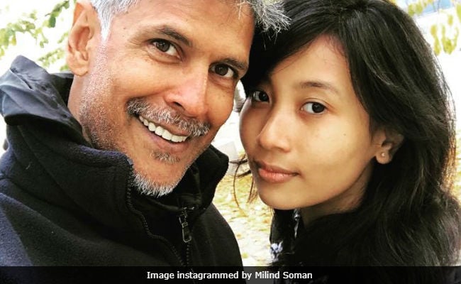 Seen Milind Soman's Birthday Selfie With Girlfriend Ankita Konwar From Norway Yet?