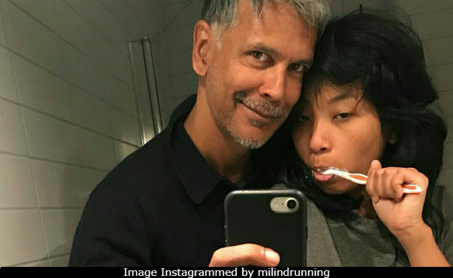 Milind Soman Doesn't Care About Trolls. Posts New Selfie With Girlfriend Ankita Konwar