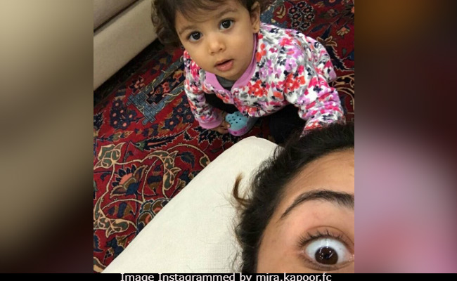 Baby Misha And Mom Mira Rajput's Eye In One Epic Selfie