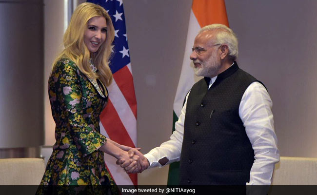 PM Modi, Ivanka Trump Speak In First One-On-One Meet In Hyderabad