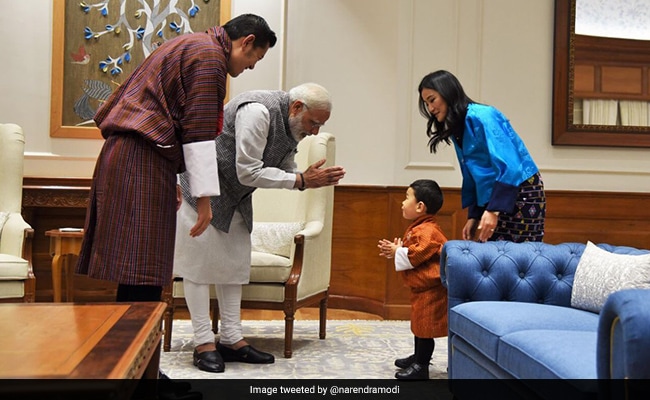 Spotlight On Bhutan's Little Prince On His First Visit To India