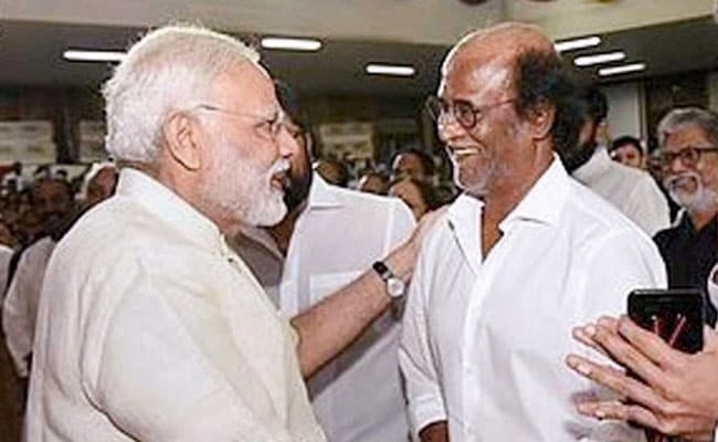 PM In Tamil Nadu For Platinum Jubilee Celebrations Of Tamil Daily, Greets Rajinikanth