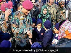 Mahendra Singh Dhoni Pays Surprise Visit To School In Srinagar, Emphasises Importance Of Studies And Sports