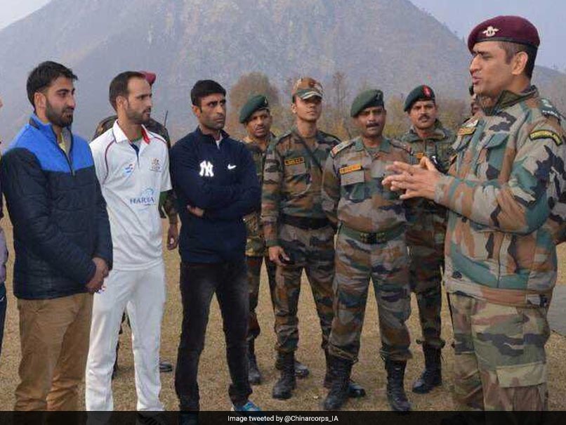 Watch: MS Dhoni Interacts With Budding Cricketers In Jammu And Kashmir
