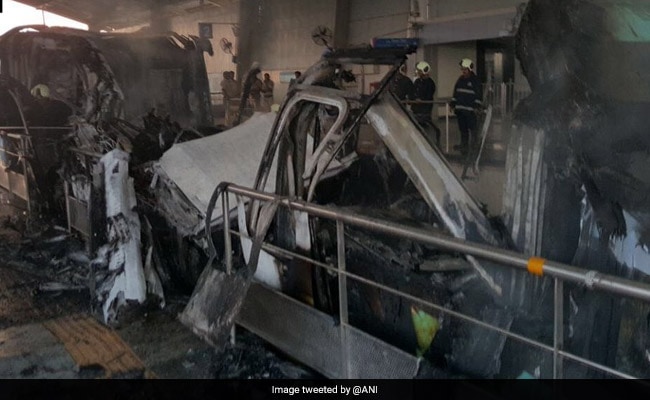 Mumbai's Monorail Services Halted For Hours After 2 Coaches Catch Fire