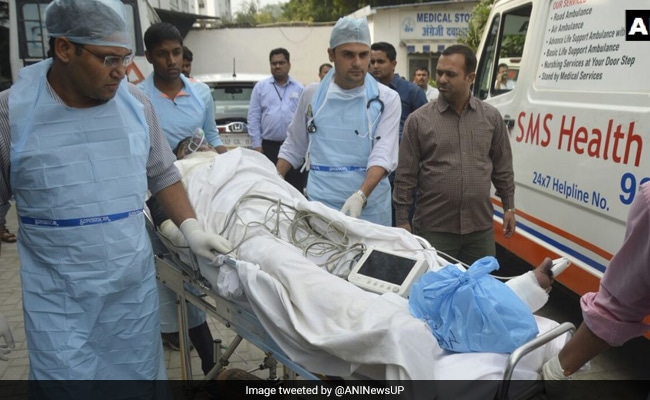 ntpc injured taken to aiims