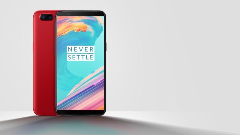 oneplus 5t lava red