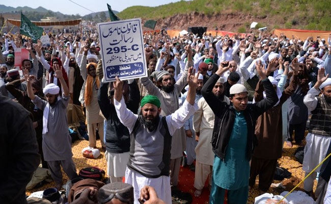 Pakistani Protesters See A Dark Conspiracy Afoot In A 'Clerical Error' About The Prophet