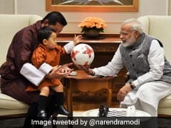 PM Modi Plays Catch With Bhutan's Prince. Too Cute, Says Twitter