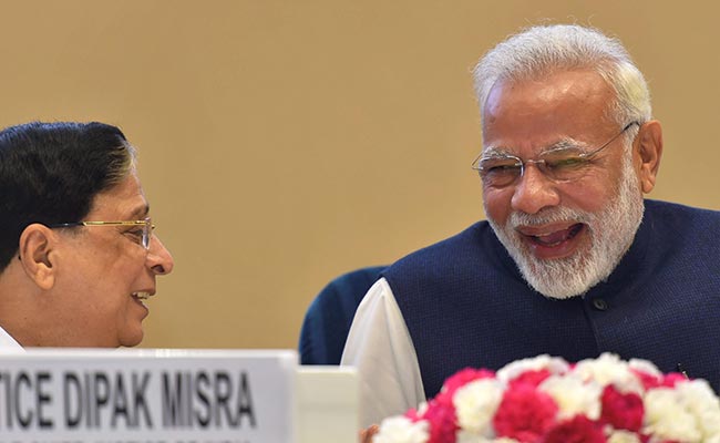 PM Modi Speaks Of 'Limits' As Law Minister, Chief Justice Cross Words