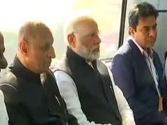 PM Modi Launches The Hyderabad Metro, Will Inaugurate GES Shortly