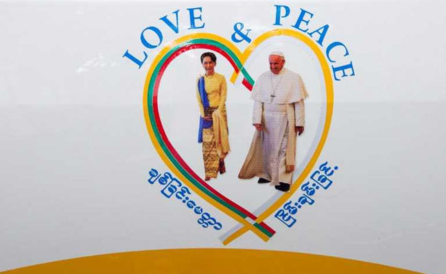 Pope Francis To Meet Myanmar's Leader Aung San Suu Kyi