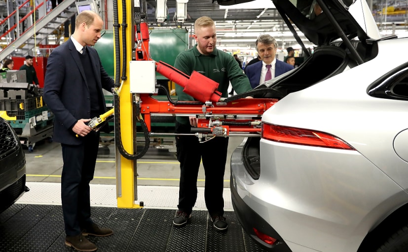 prince william at jlr plant