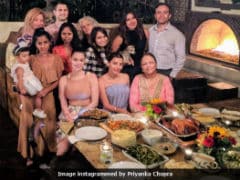 Priyanka Chopra's Thanksgiving Feast And Poolside Pics