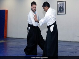Rahul Gandhi, Aikido Black Belt. Photos He Promised Shared By Congress Rahul Gandhi, Aikido Black Belt. Photos He Promised Shared By Congress