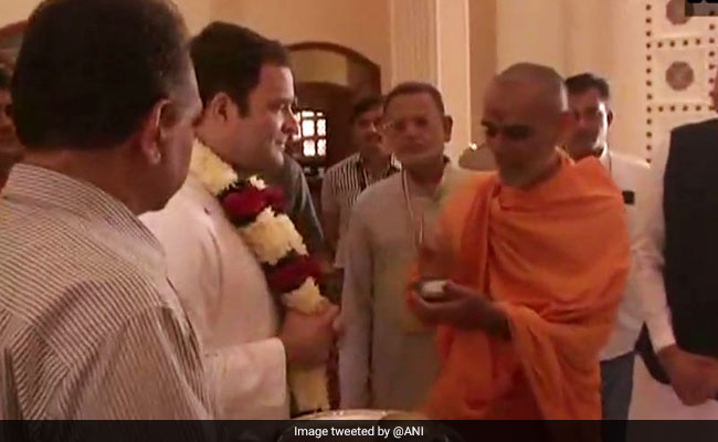 Rahul Gandhi's Gujarat Campaign Focuses On Temple Visits; Irks BJP