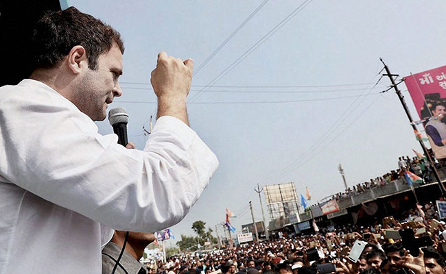 'Grim Faces At Their Meetings, We Are Happy People': Rahul Gandhi Taunts BJP