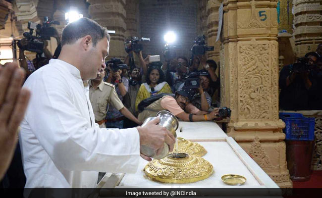 As Rahul Gandhi Prays At Somnath Temple, BJP Attacks Jawaharlal Nehru