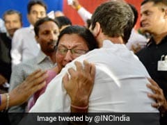 Rahul Gandhi Turns Emotional, Hugs Lecturer On Listening To Plight