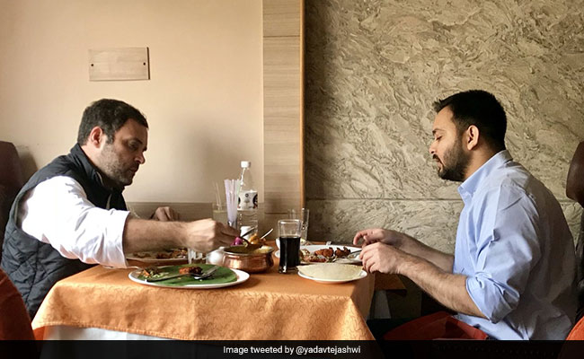 After Lunch With Rahul Gandhi, Tejashwi Yadav Tweets 'Feel Appreciated'