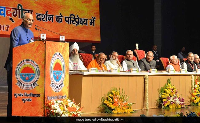 'Bhagavad Gita' Provides Solution To Inner Conflicts: President Kovind