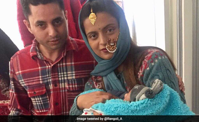 Kangana Ranaut's Nephew Is All Of 13-Days-Old. Mom Rangoli Shares Ceremony Pics