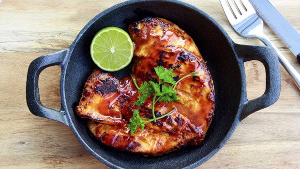 Grilled chicken honey