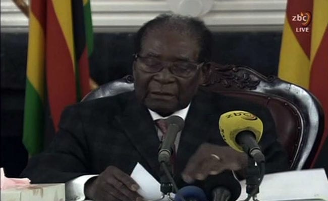 Mugabe Clings To Office, Defies Resignation Expectations In TV Speech