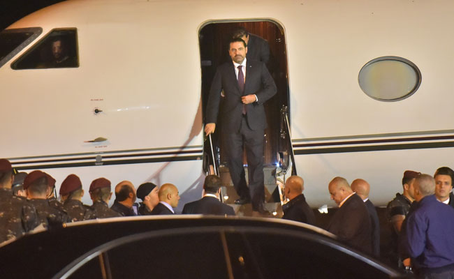 Prime Minister Saad Hariri Back In Lebanon After Shock Resignation