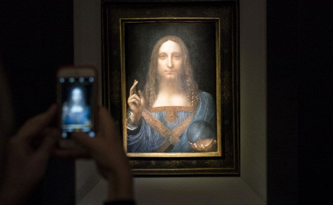 Leonardo Da Vinci's 500-Year-Old Painting Of Jesus Christ Sold For $450 Million In Auction Record
