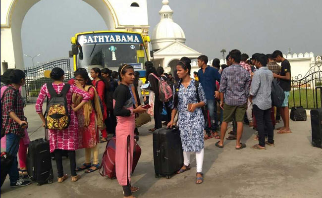 Chennai's Sathyabama University Students Asked To Leave Hostel After Night Of Violence