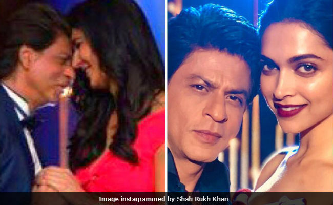 Poor Shah Rukh Khan Had A 'Hard Day At Work,' With Deepika Padukone And Katrina Kaif