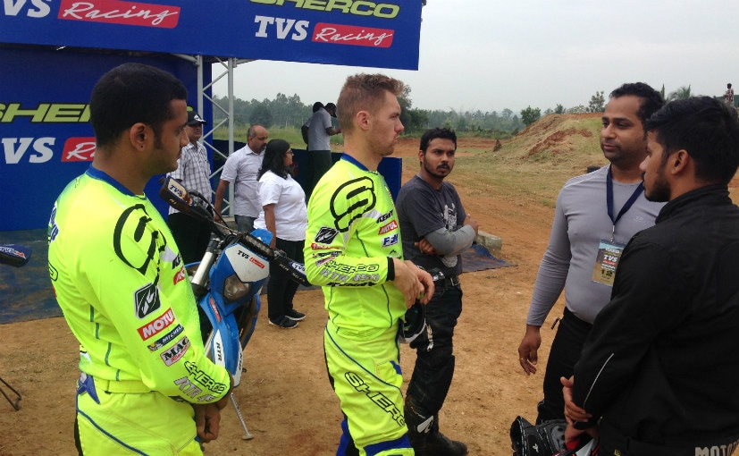 sherco tvs rtr 450 fx first ride