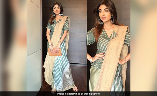 Striped Sarees: Deepika Padukone And Shilpa Shetty Are Wearing Them. Would You?