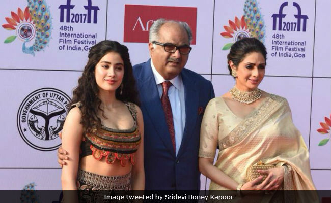 Sridevi And Daughter Janhvi Kapoor Stole The Limelight At IFFI 2017