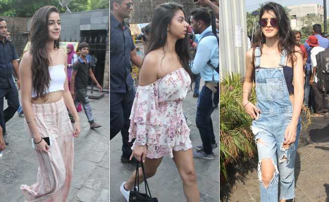 पापा शाहरुख की पार्टी से इस अंदाज में लौटीं सुहाना कि Internet पर होने लगी Trend