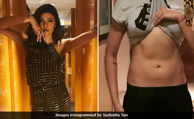 Viral: Sushmita Sen, Almost 42, Shares Pic Of Work-In-Progress Abs