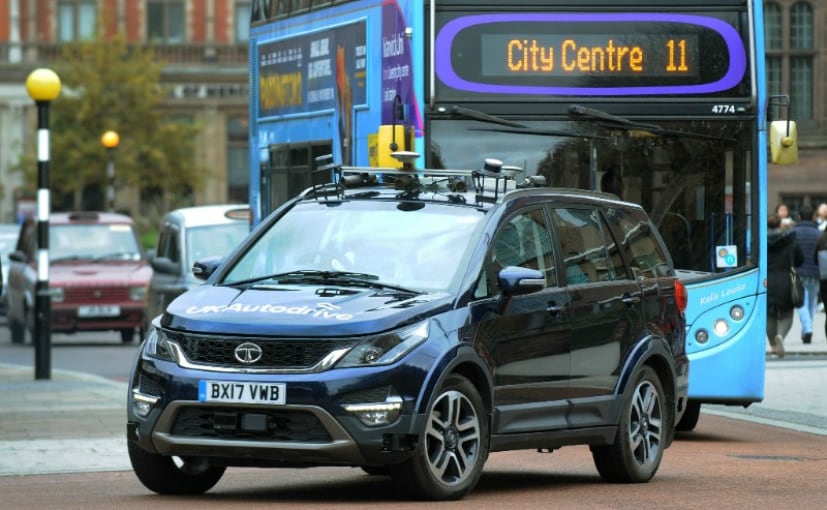 Autonomous Tata Hexa Starts OnRoad Testing In The UK