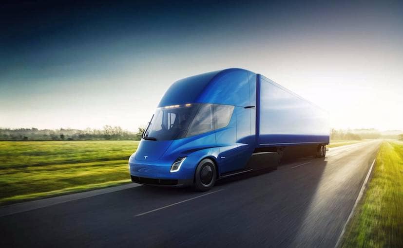 The Tesla Semi electric truck could have a peak range of 1,000 kilometres