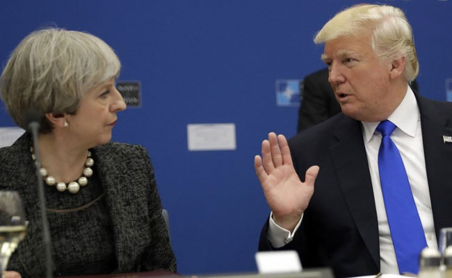 "Don't Focus On Me": Donald Trump Attacks Theresa May Over Anti-Muslim Video Criticism