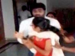 Telangana Youth Leader Beats Up Wife, Caught On Camera