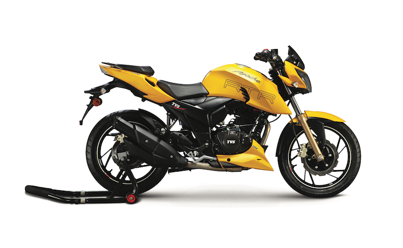 TVS Apache RTR 200 4V With Fuel Injection Launched In India; Priced At Rs. 1.07 Lakh