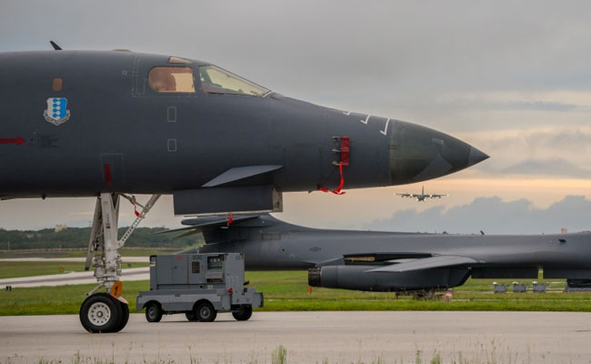 US Supersonic Bombers Conduct Exercise In South Korea Region