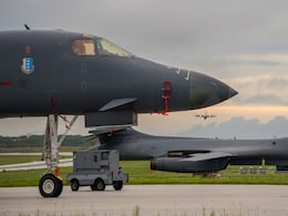 US Supersonic Bombers Conduct Exercise In South Korea Region US Supersonic Bombers Conduct Exercise In South Korea Region