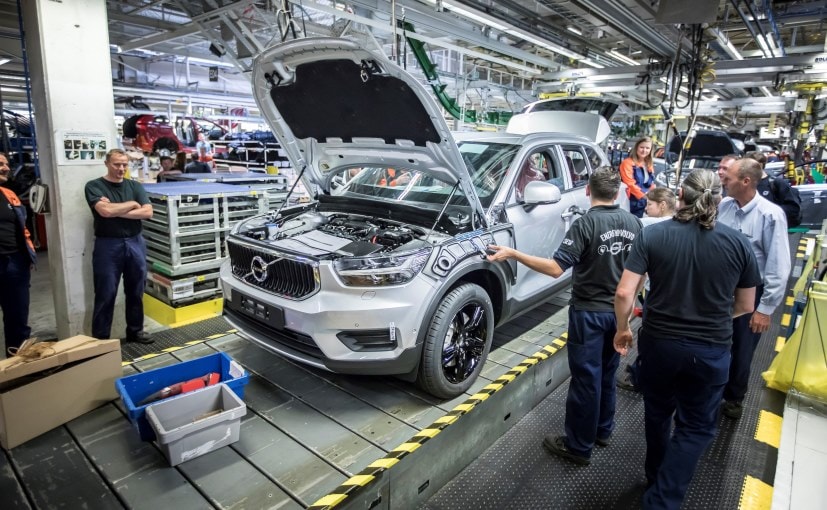 volvo xc40 production