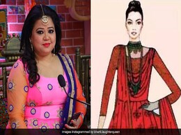 Neeta Lulla Goes Fusion For Bharti Singh's Wedding Outfits Neeta Lulla Goes Fusion For Bharti Singh's Wedding Outfits
